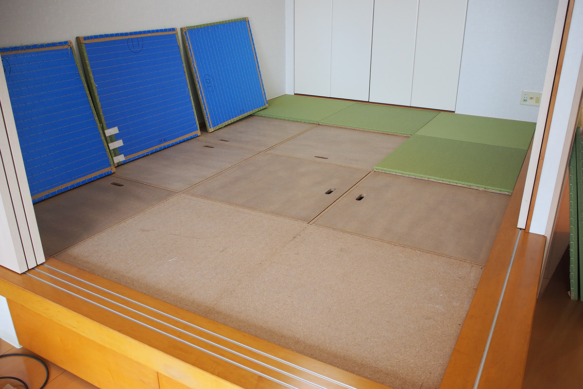 縁なし畳の施工例