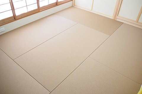 正方形の市松敷きだけでなく長方形の横並びや三角形も